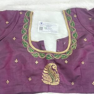 Elegant Machine Embroidery Blouse .Customized.SAF-MEB.AA1.