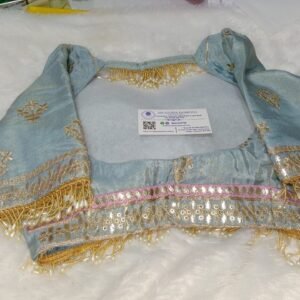 Subtle Floral Aari Work Blouse.Customized.SAF-BB-133.