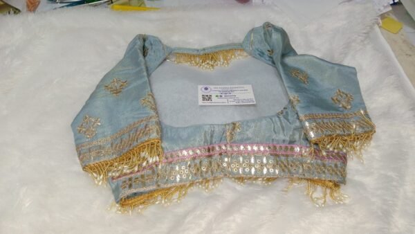 Subtle Floral Aari Work Blouse.Customized.SAF-BB-133.