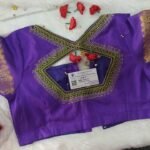 Classic Machine Embroidery Blouse – Timeless Elegance. Customized.SAF-MEB-AA4