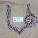 Elegant Machine Embroidery Neck Design – Timeless Craftsmanship. Customized. SAF-MEB.1336.