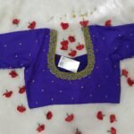 Machine Embroidery Blouse – Elegant & Timeless .Customized.SAF-MEB-AA4.