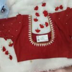 Elegant Thread Embroidery Blouse – A Perfect Wedding Look.Customized.SAF-MEB-AA6.