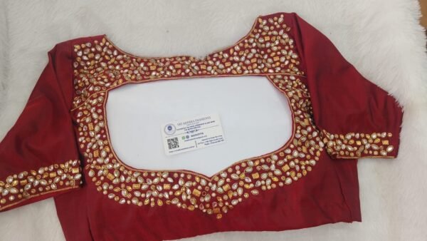 Stunning Indian Bridal Aari Work Blouse.Customized.SAF-SB-127.