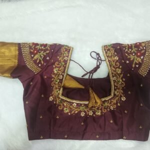 Bead ,Thread ,Zardosi, Stone work Blouse.Customized.SAF-SB.141.