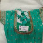 Subtle Stone & Aari Work Blouse. Customized. SAF-MB.136.